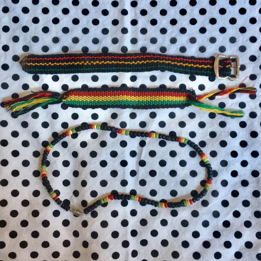 Rasta jewelry set